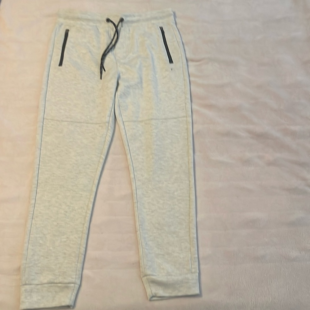 White joggers